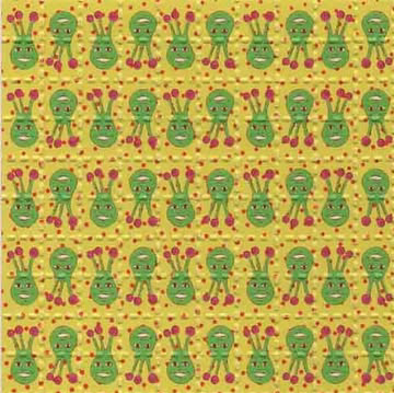 Sea Monkeys Blotter Art By Ziero Muko