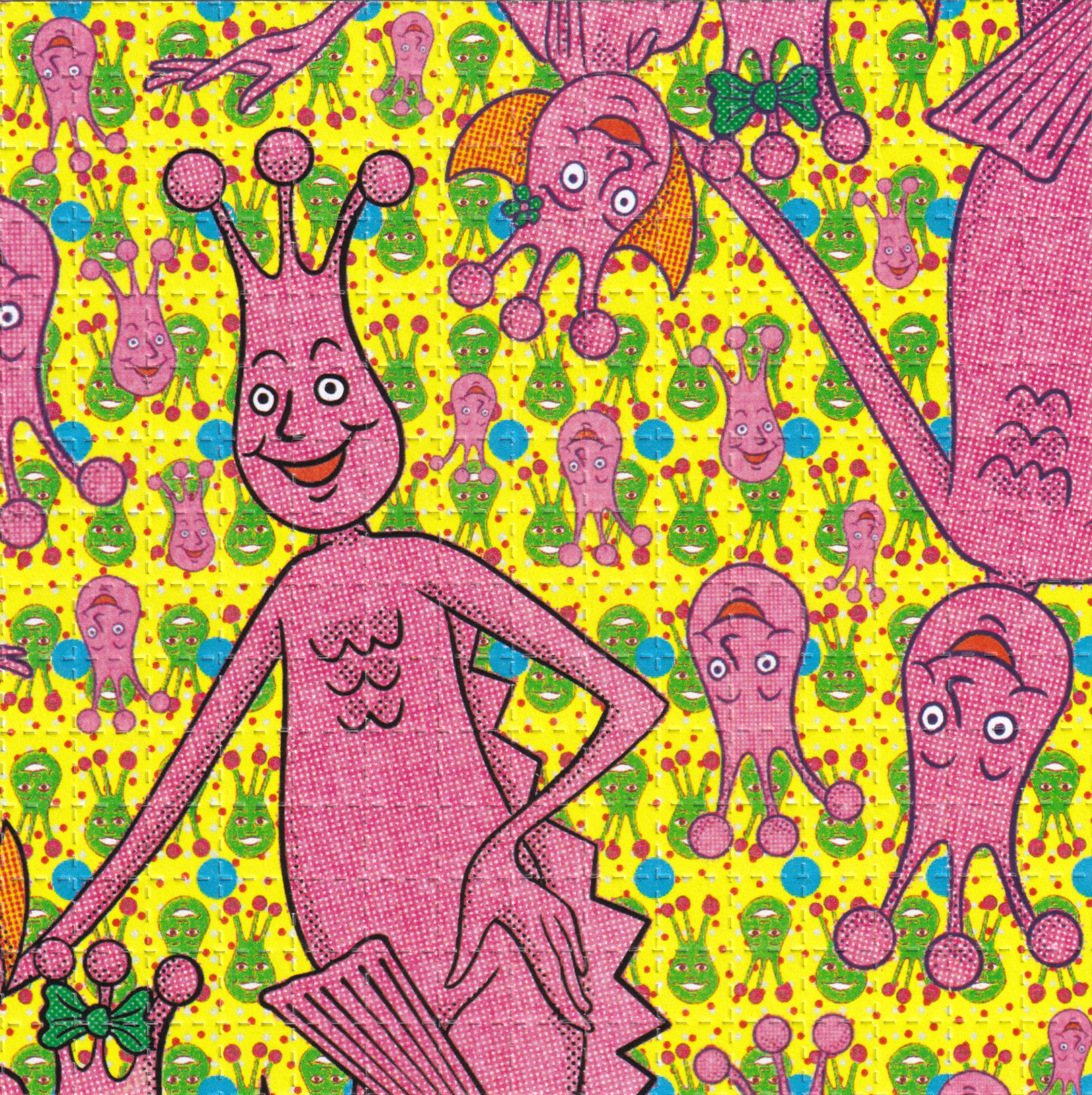 Sea Monkeys Blotter Art By Ziero Muko