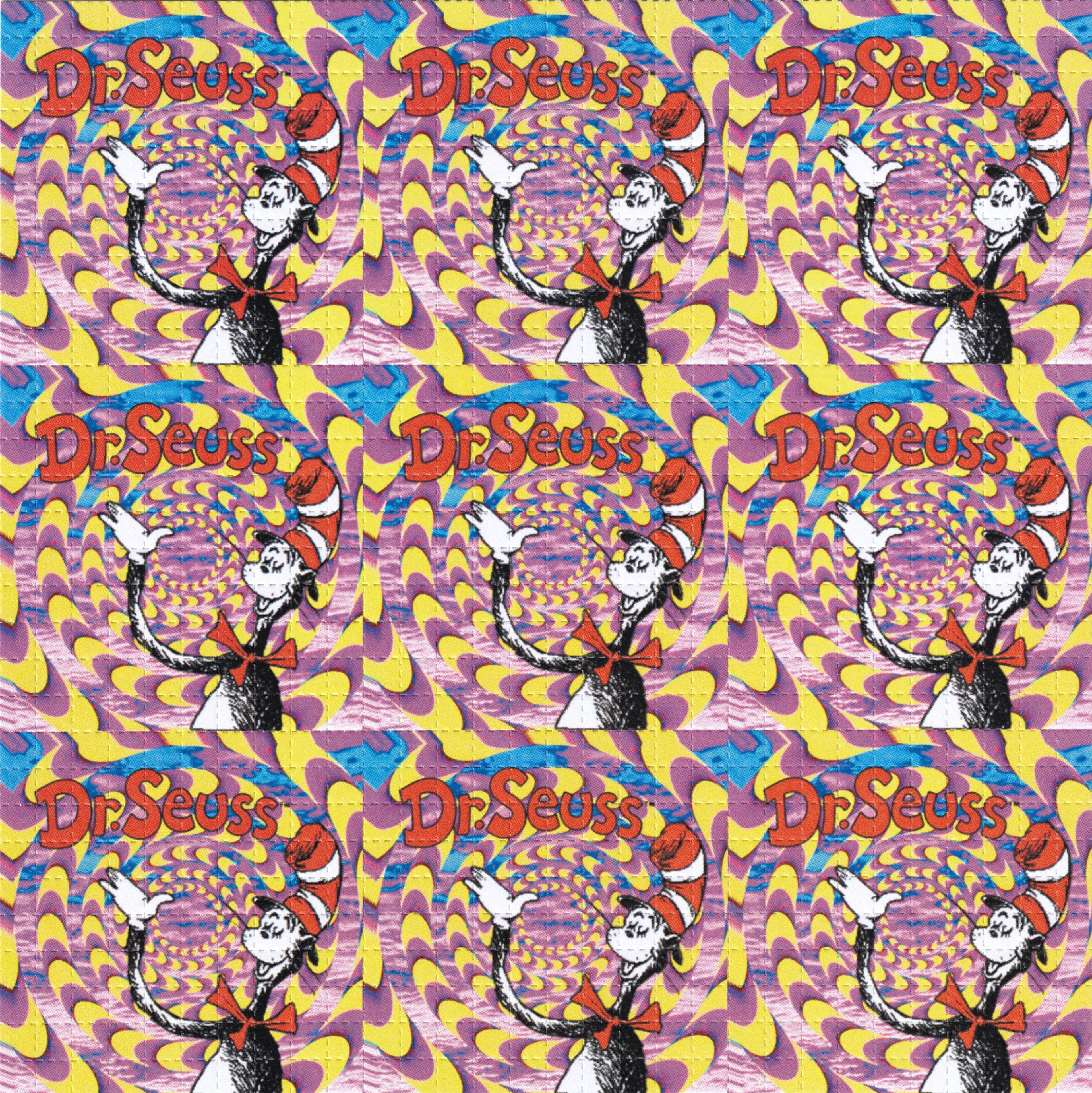 Dr Seuss LSD Blotter Art