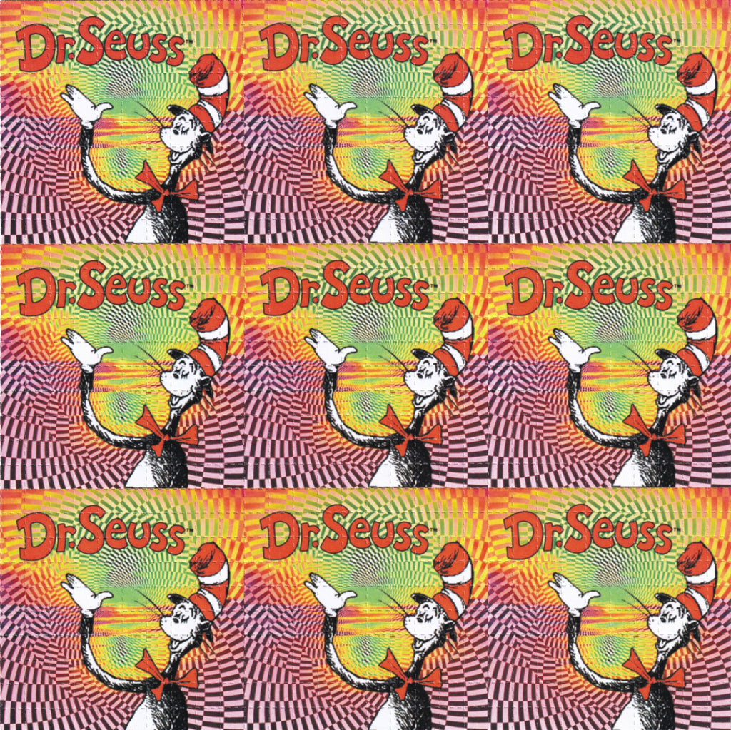 Dr Seuss LSD Blotter Art Print