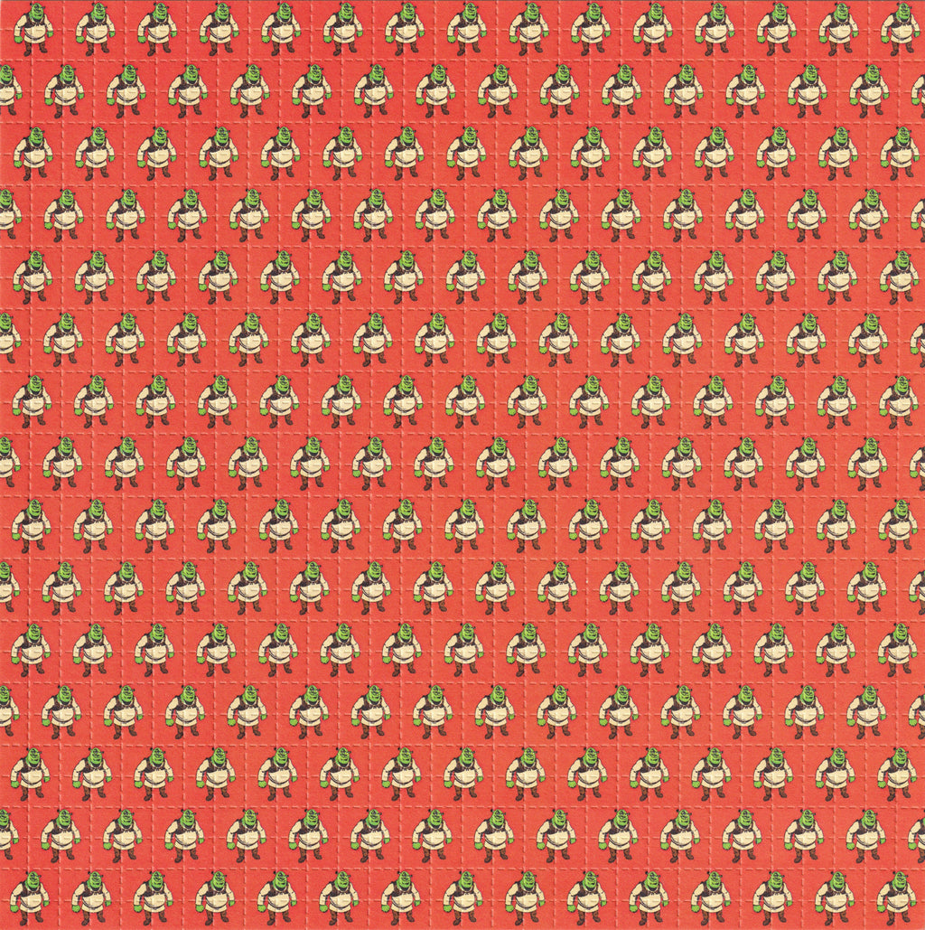 Shrek Blotter Art by Paul Guest (2000's)