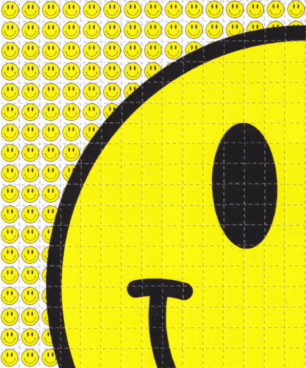 Smiley Face LSD Blotter Art Print