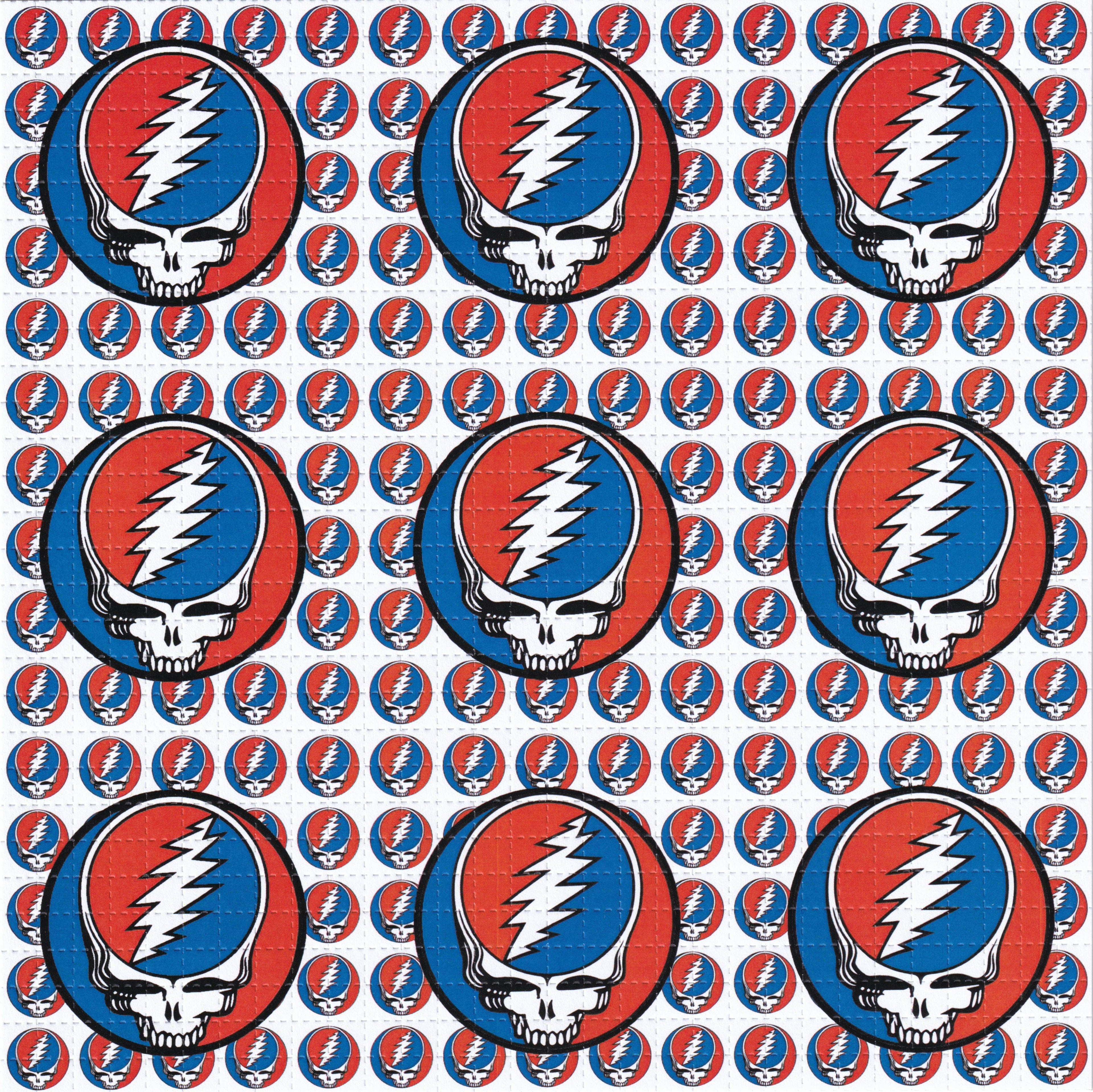Stealie Skull Blotter Art