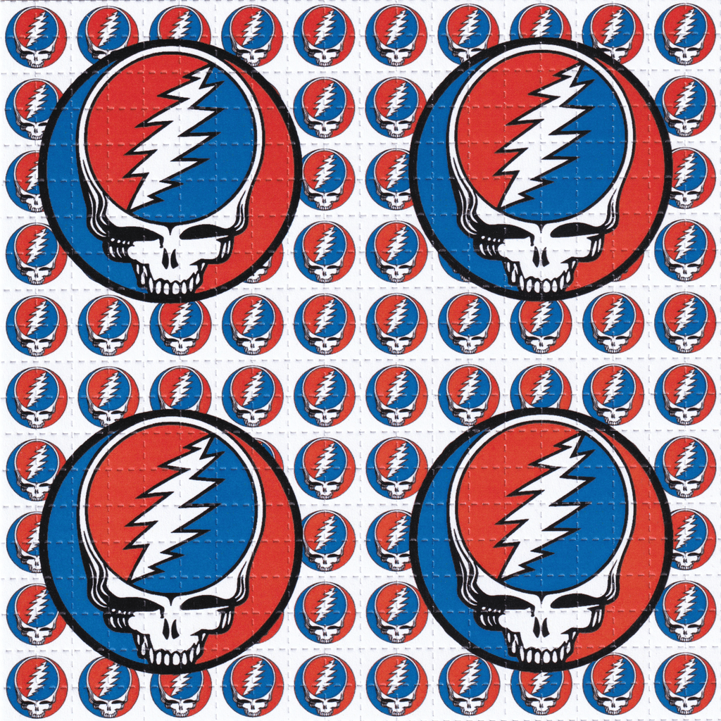 Grateful Dead Skull Blotter Art
