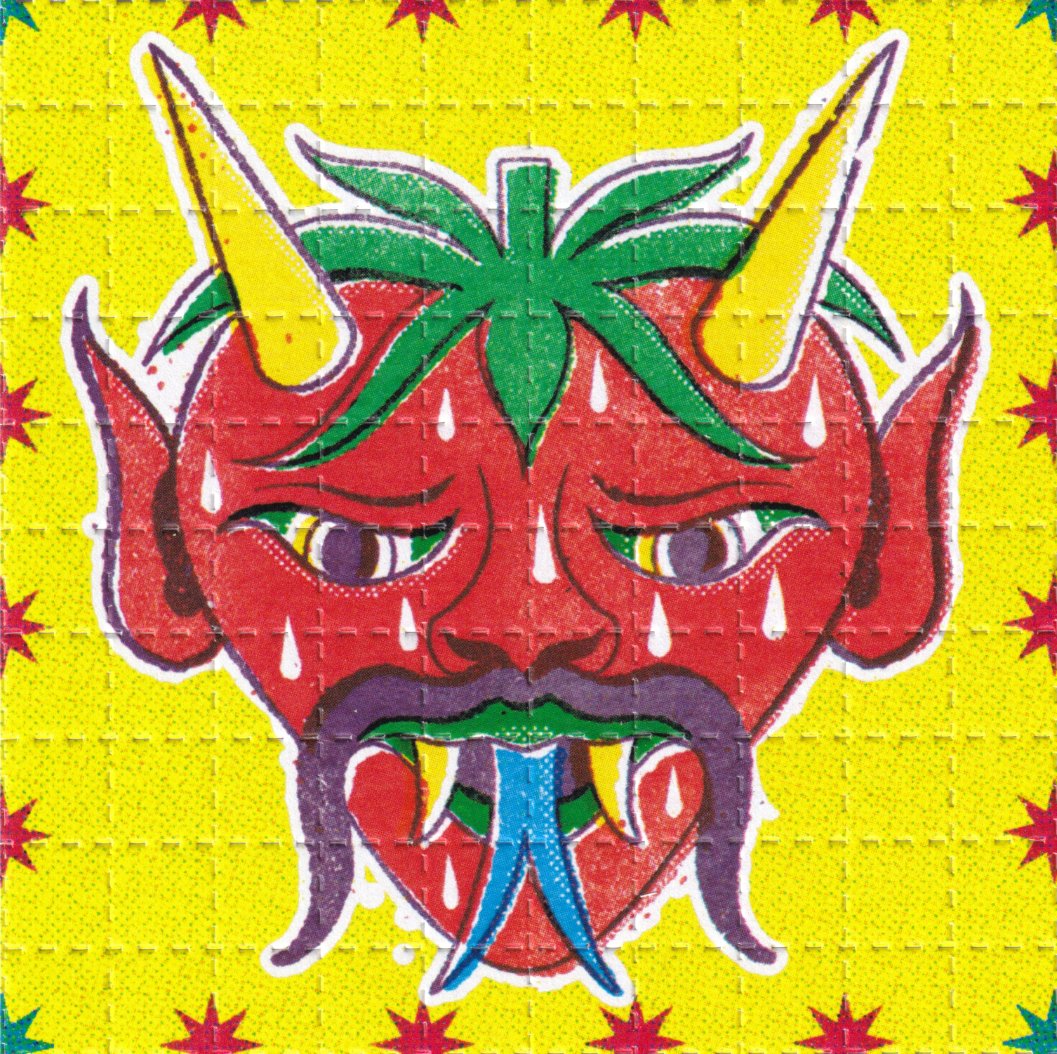 Strawberry Devil Blotter Art By Ziero Muko