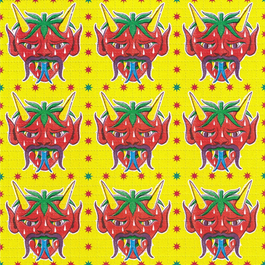 Strawberry Devil Blotter Art By Ziero Muko (Double Sided)