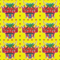 Strawberry Devil Blotter Art By Ziero Muko (Double Sided)