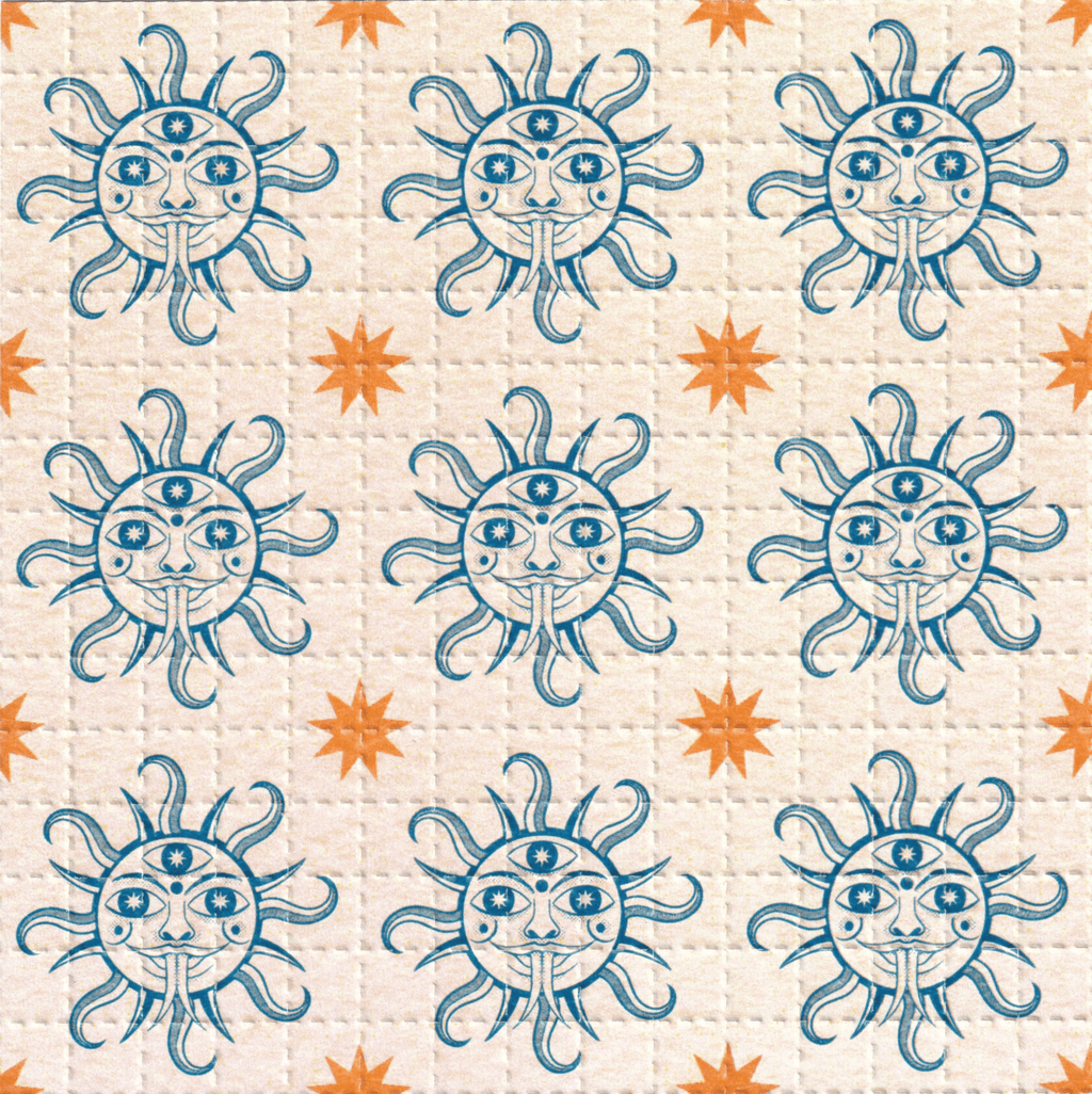 Sun LSD Acid Blotter Art Print