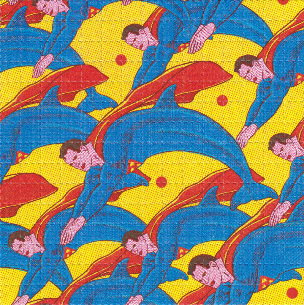 Super Dolphins Blotter Art By Ziero Muko