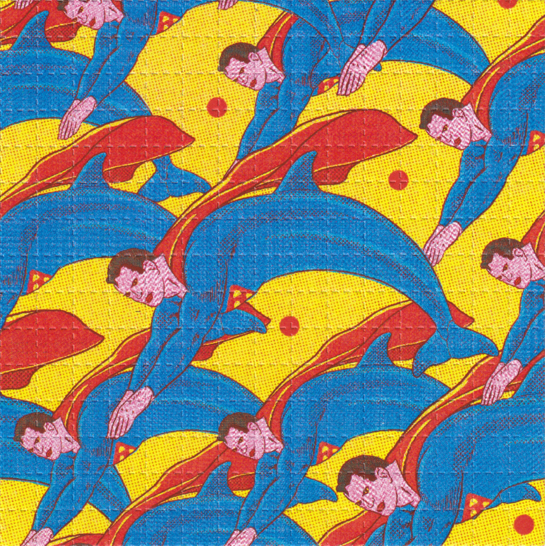 Super Dolphins Blotter Art By Ziero Muko