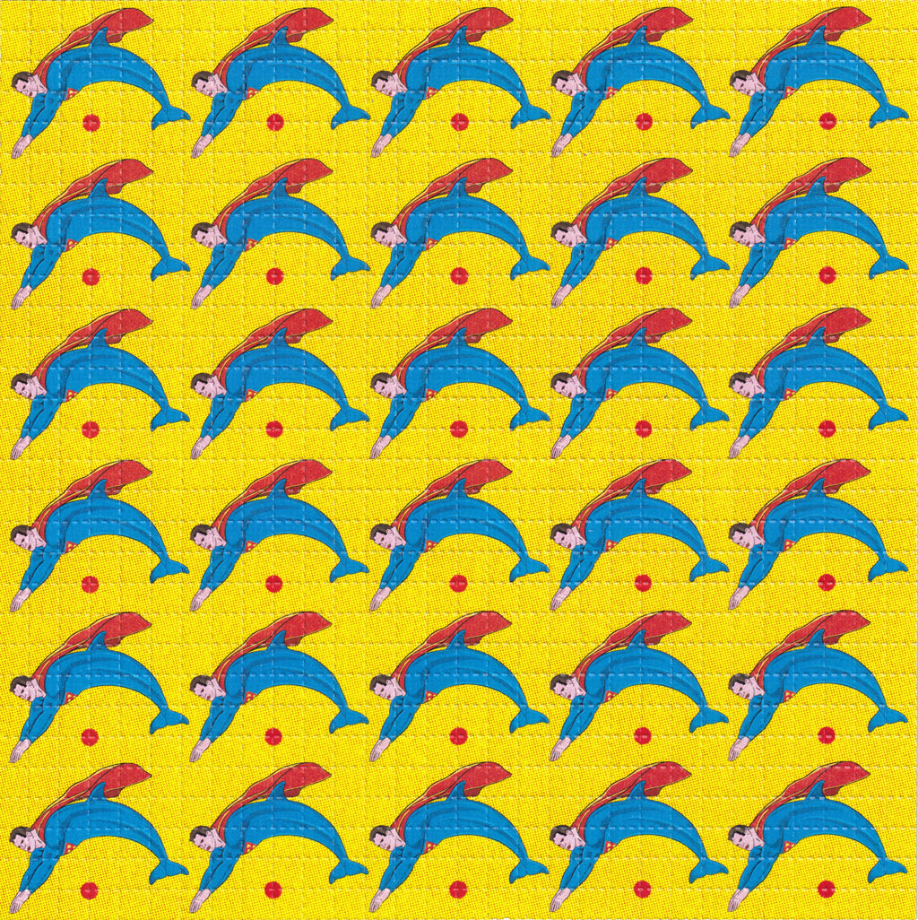 Dolphins LSD Acid Blotter Art