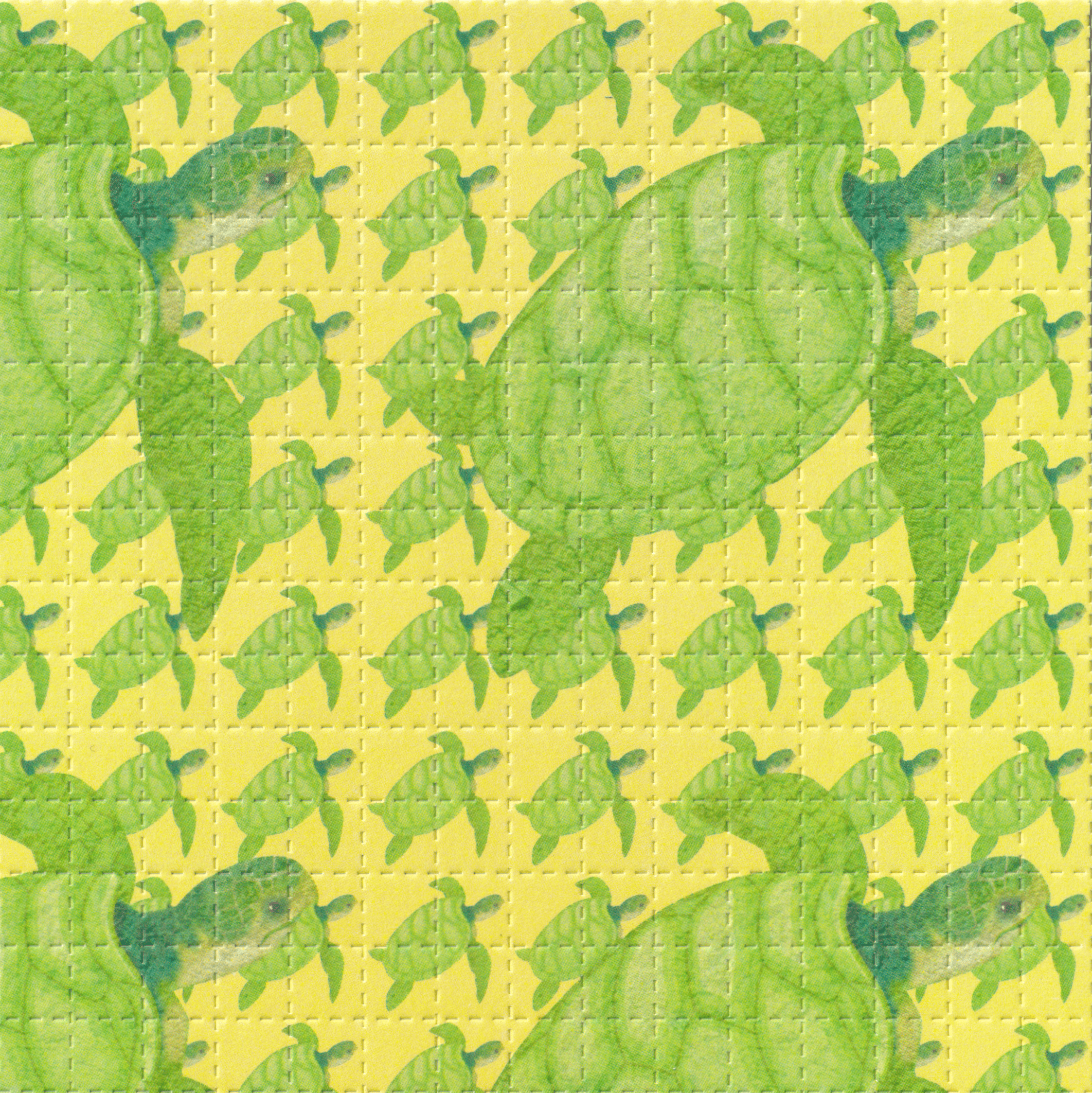 Turtle LSD Acid Blotter Art