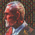 Timothy Leary Blotter Art by Mark McCloud (1994)