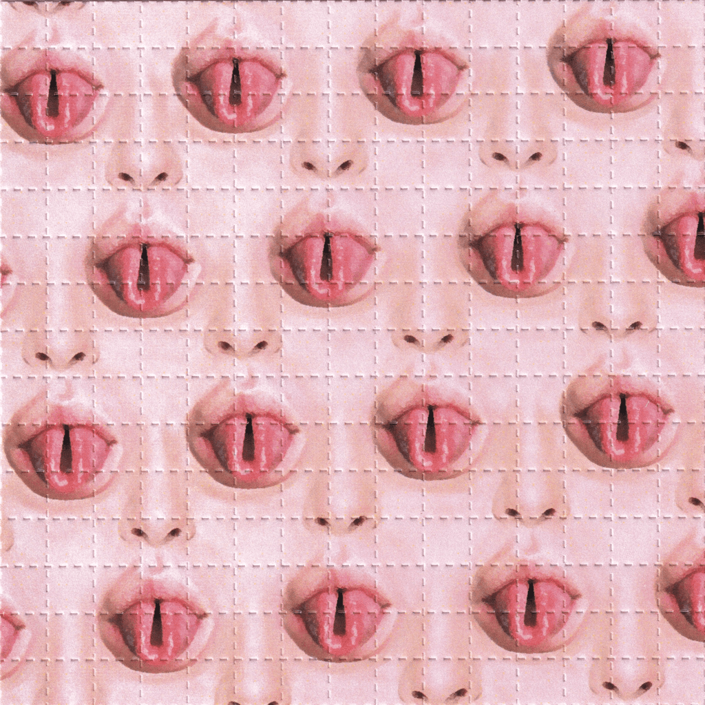 Tongue And Noses Blotter Art By Ziero Muko