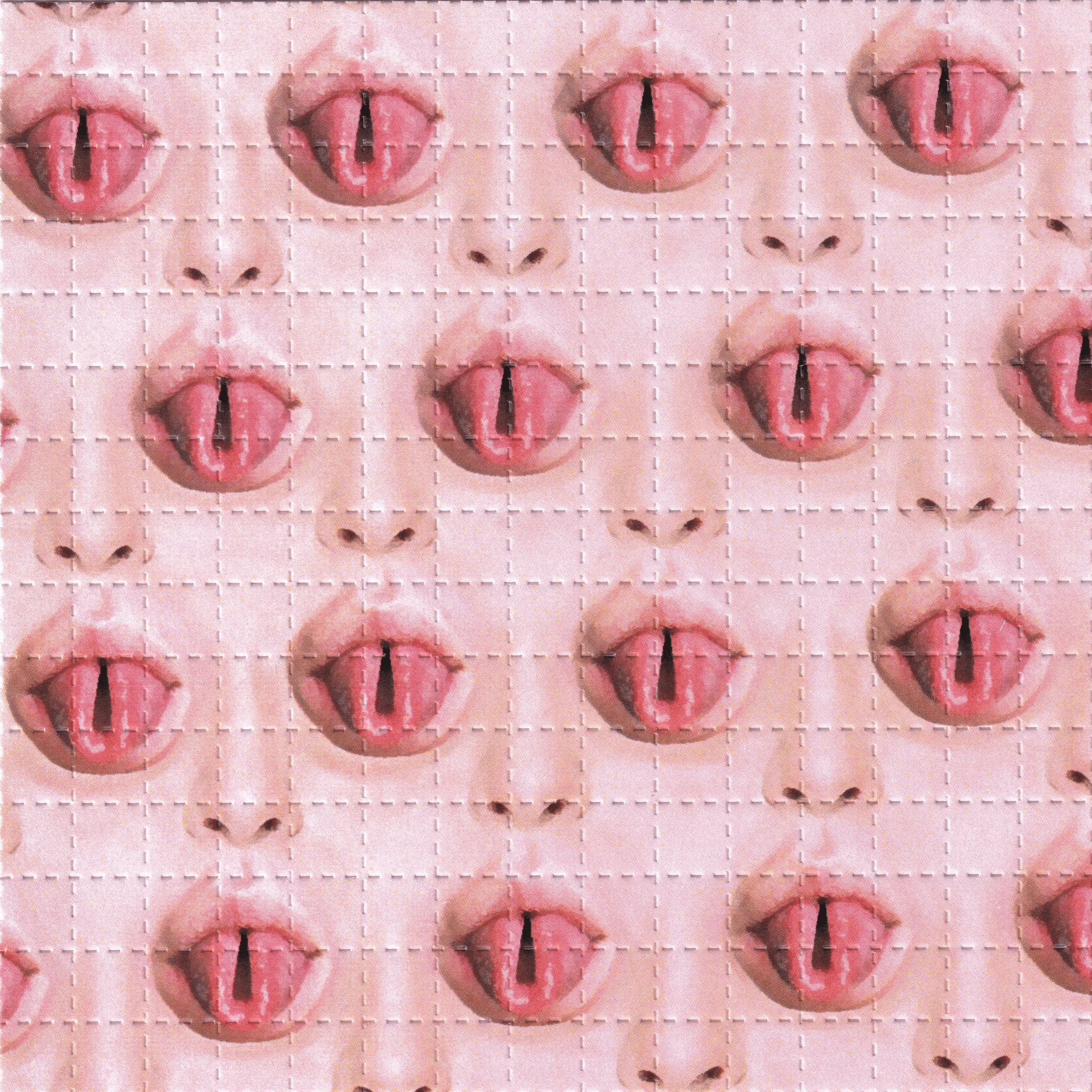Tongue And Noses Blotter Art By Ziero Muko