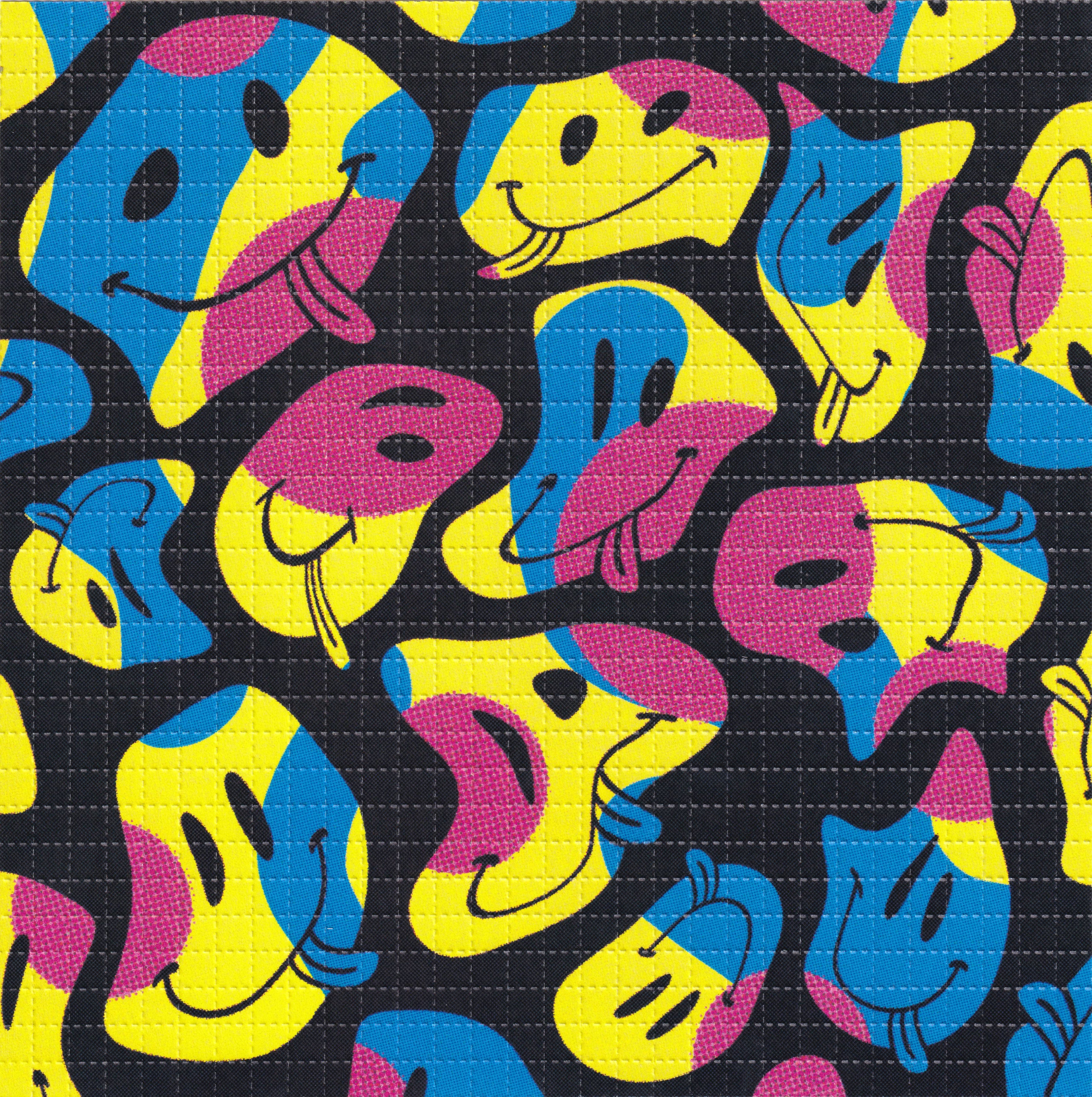 Trippy Smiley Blotter Art By Ziero Muko