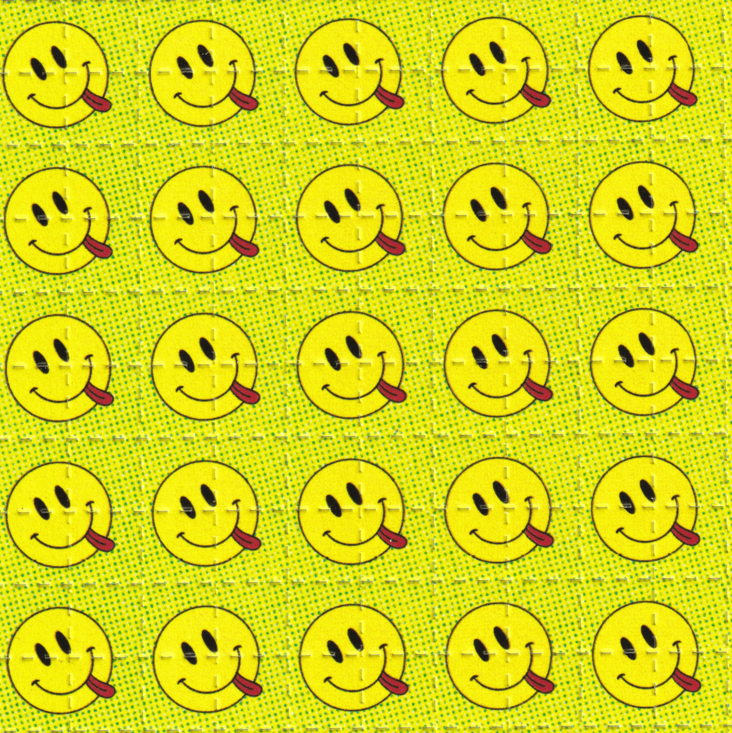 Smiley Face Blotter Art By Ziero Muko