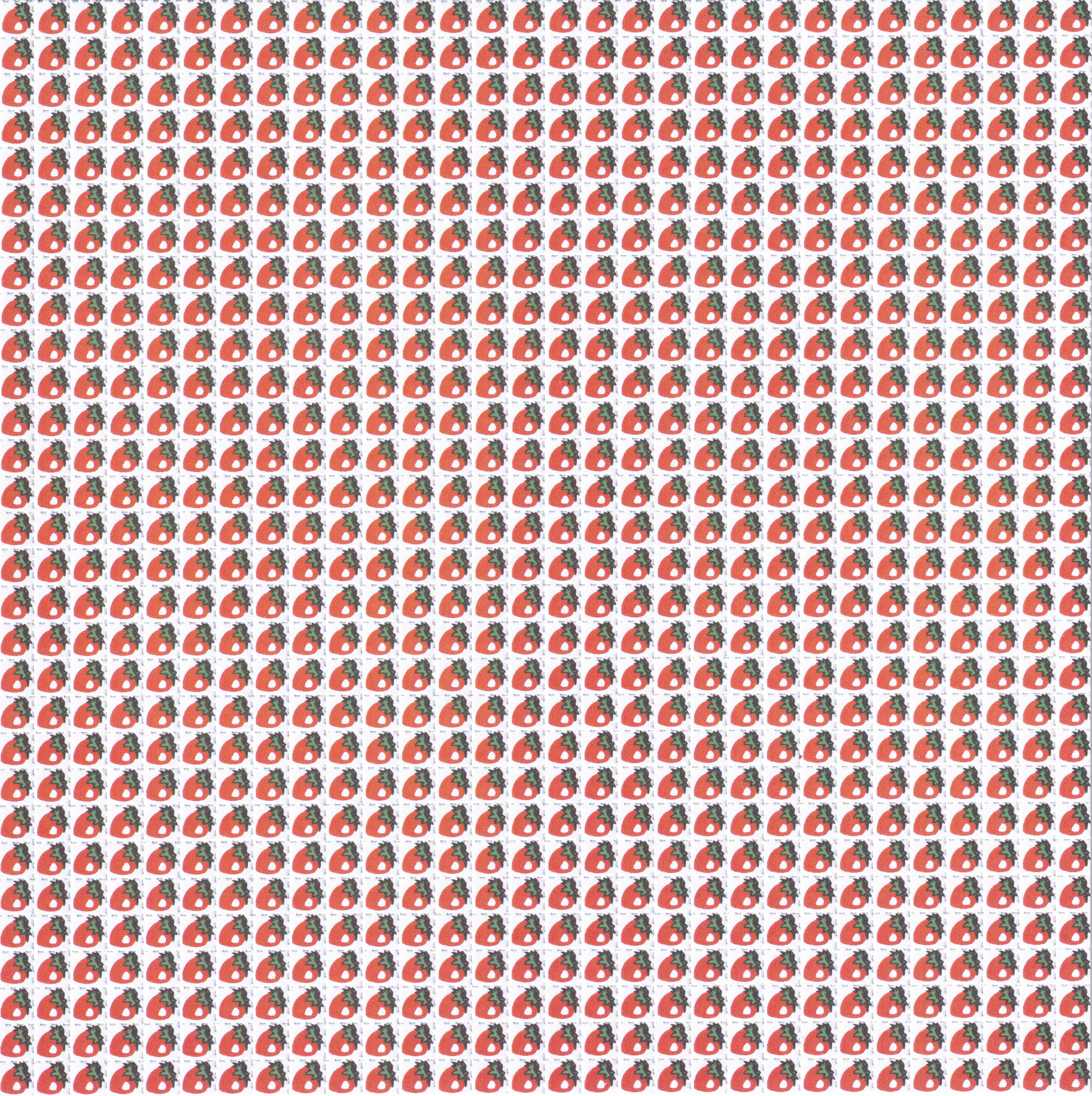 Strawberries Blotter Art
