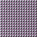 Yin Yan Pink Blotter Art