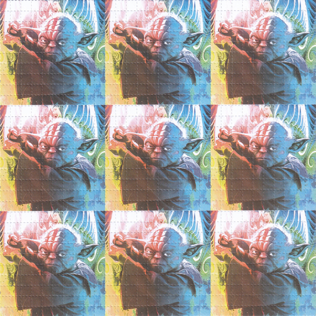 Yoda Blotter Art