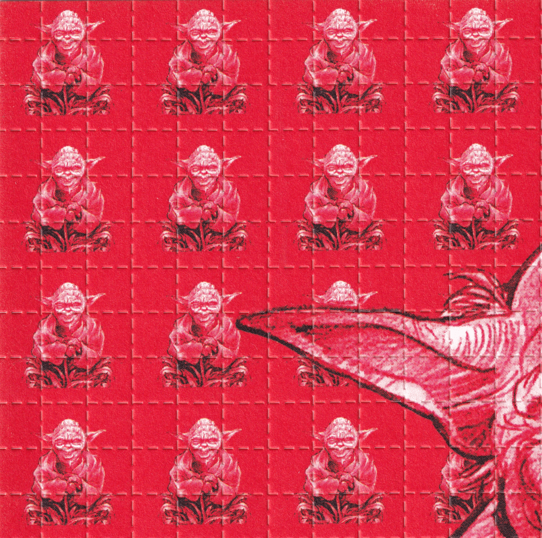 Yoda Blotter Art by John Blackburn (2007)