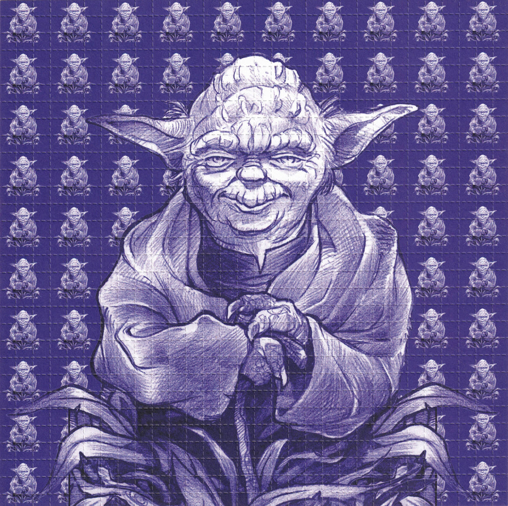 Yoda Blotter Art by John Blackburn (2007)