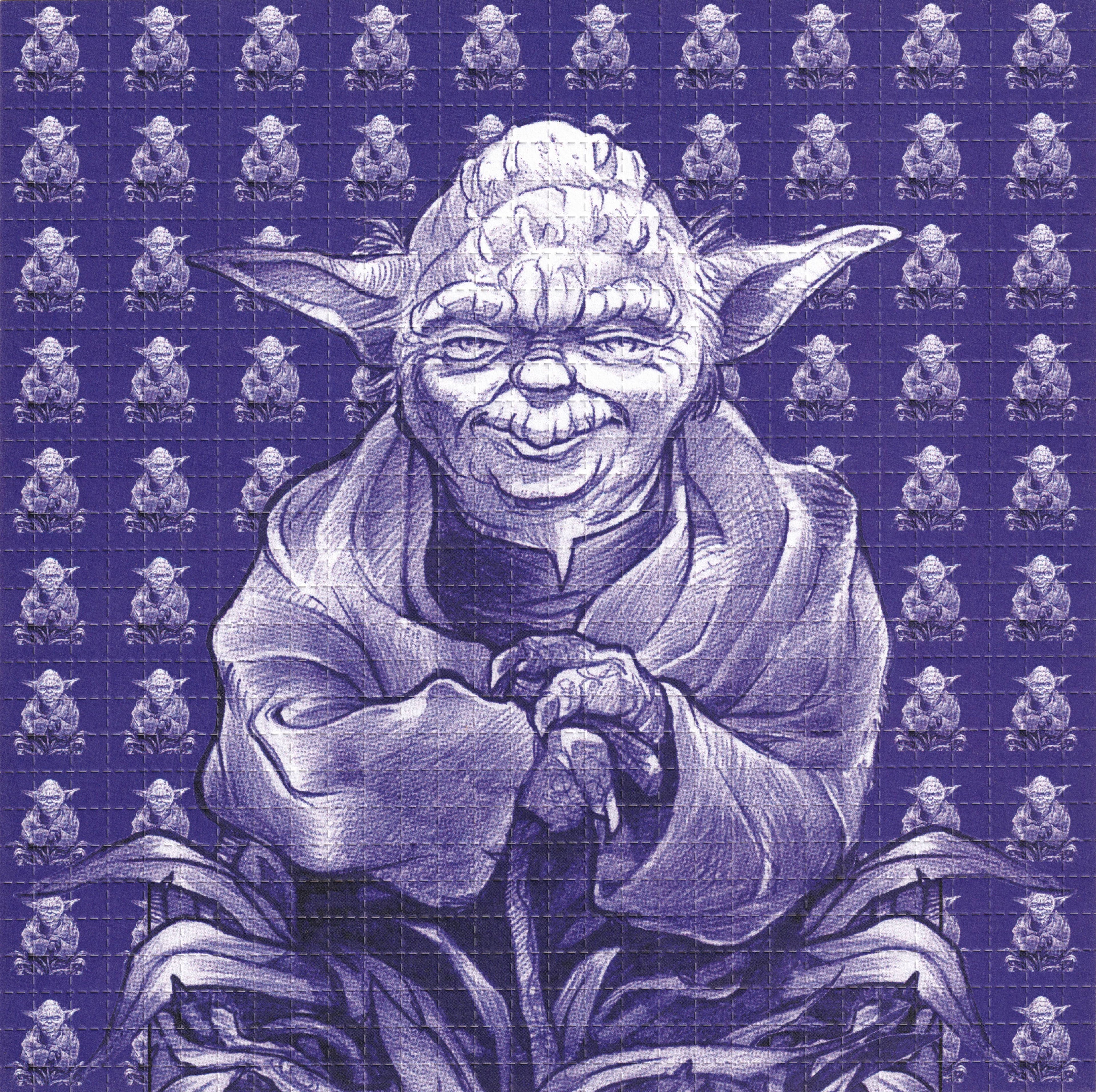 Yoda Blotter Art by John Blackburn (2007)