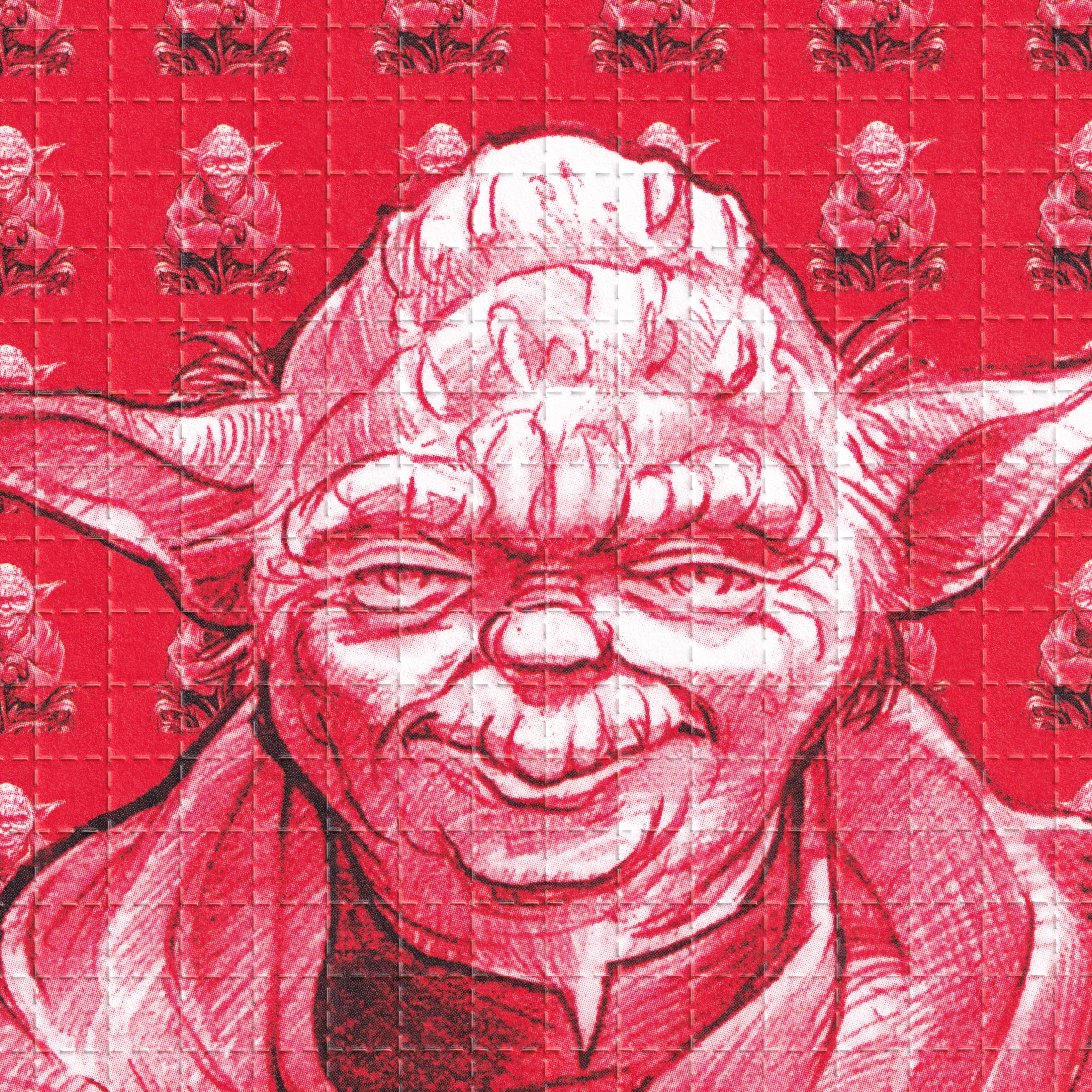 Yoda Blotter Art